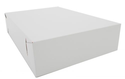 BX1037 Premium Clay Coated Kraft Paperboard White Donut Tray, 16" Length x 11" Width x 3-1/2" Height (Case of  200 Pieces)