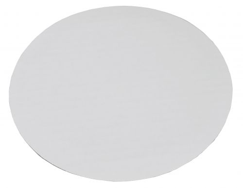 BX11209 8" Corrugated Single Wall Cake and Pizza Circle, Greaseproof, White (Case of 100)
