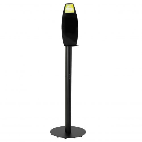 Kimberly Clark Electronic Cassette Dispenser Floor Stand (11430), 17.7" x 57.4" x 17.7", For Skin Care & Hand Sanitizer, Black