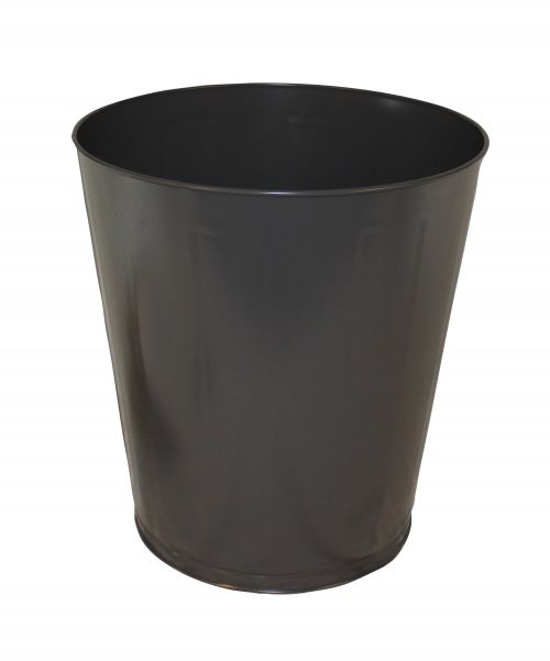 Round Metal Wastebasket