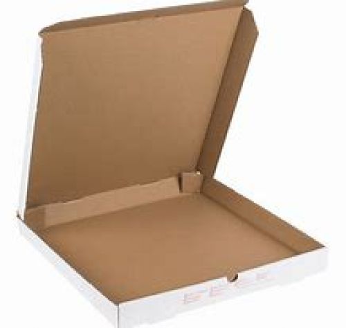 Westrock 14"x 14"x 2" Pizza Box B-Flute MI Stock Print White/Kraft Pack 50