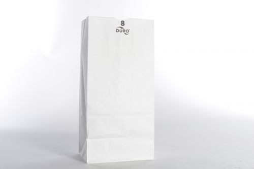 35# SOS Paper Bag #8 6''x4-1/8''x12-7/16'', White