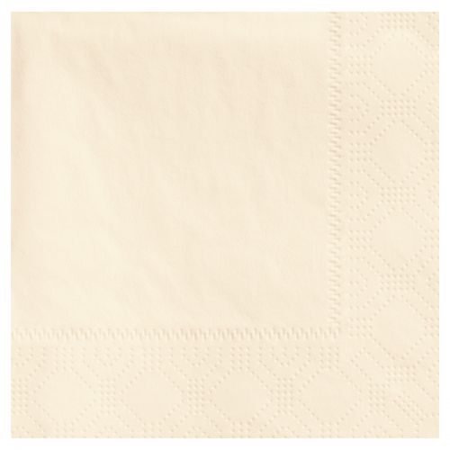 9.5" X 9.5" Ecru Beverage Napkin