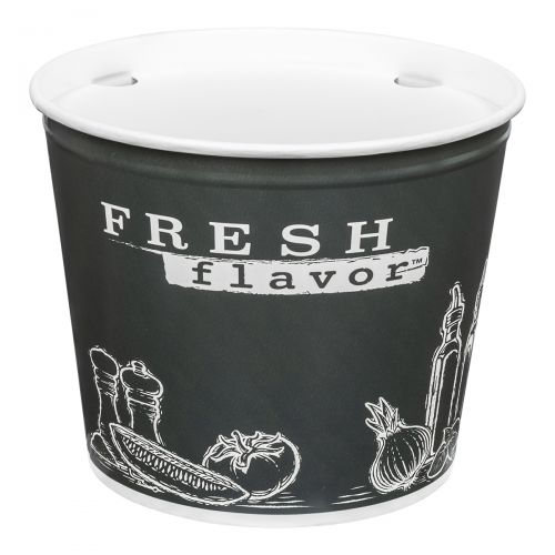 130oz Medium Bucket Paper Lid, pack=200