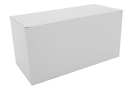 BX2749 Premium Clay Coated Kraft Paperboard Patty Meat Box, Tuck Top, 6 lbs Capacity, 11" Length x 5" Width x 5-1/2" Height (Case of 200)
