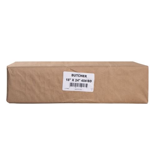 Nova 18x24 White Butcher Paper Sheets 40# Basis Weight Pack Approx 1000 Sheets