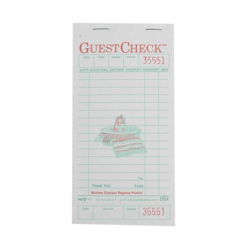 1 Pt 16 Line Guest Check Board
