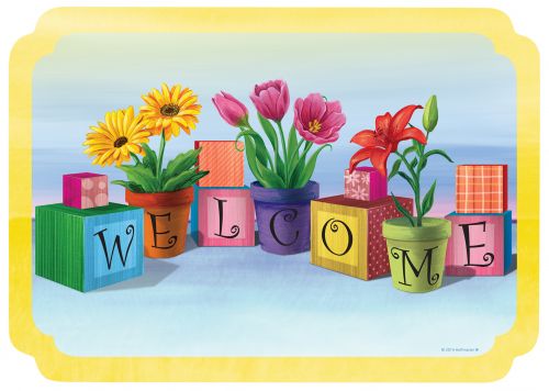 Welcome All Print Placemat