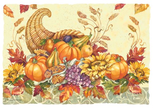 Fall Bounty Print Placemat