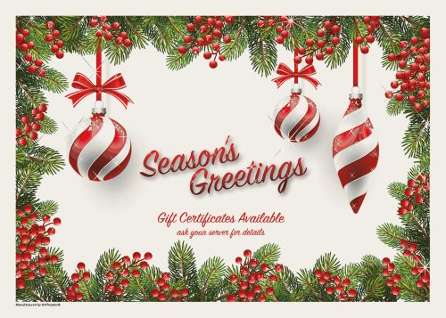 Holiday Ornaments Print Placemat
