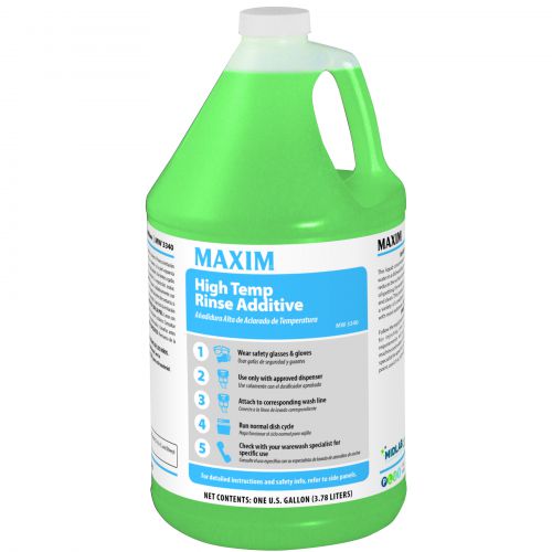 Midlab MW3340 Best Rinse Hi Temp Rinse Additive Pack 4/1 GAL