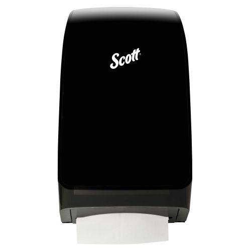 Scott MOD Scottfold Folded Paper Towel Dispenser (39711), 10.6" x 18.79" x 5.48", Modern Towel Dispenser, Black