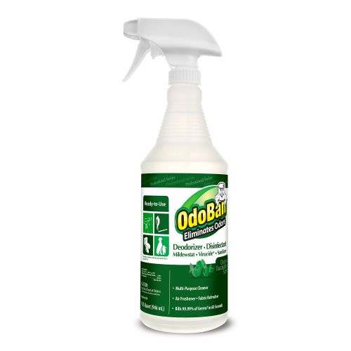OdoBan Deodorizer & Disinfectant RTU Eucalyptus 32 oz Pack 12 / cs