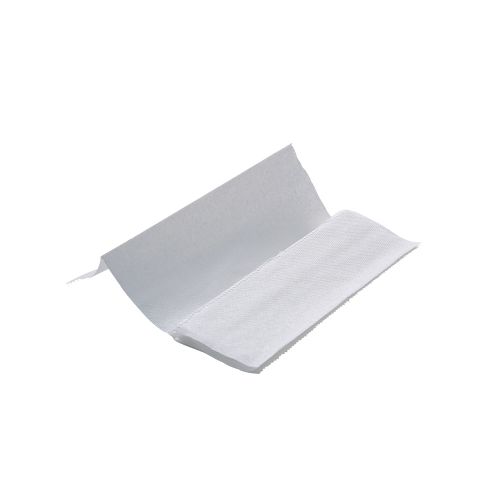 Multifold 1-Ply Paper Towel 9.06''x9.45'', Pack, White (250 Per Pack, 16 Packs)