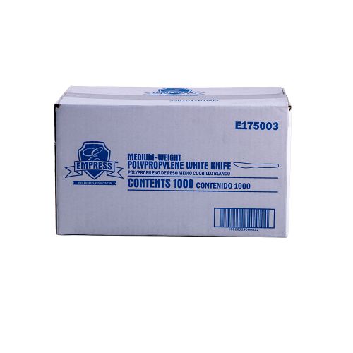 Empress Medium Weight Knife Polypro White Dense Pack Pack 1000 / cs