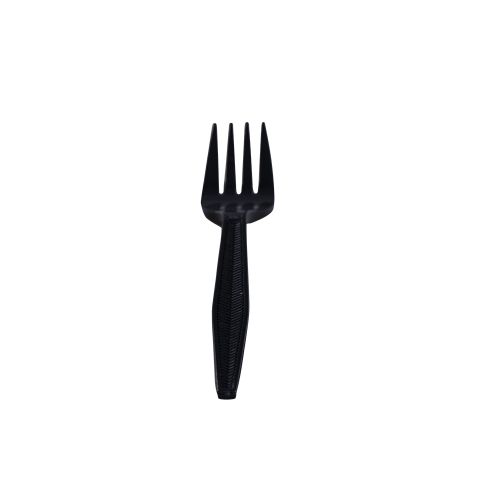 Empress Heavy Weight Fork Polystyrene Black Dense Pack Pack 1000 / cs