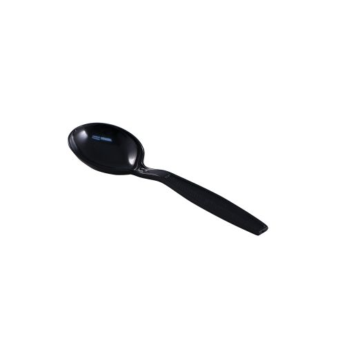 Empress Heavy Weight Soupspoon Polystyrene Black Dense Pack Pack 1000 / cs