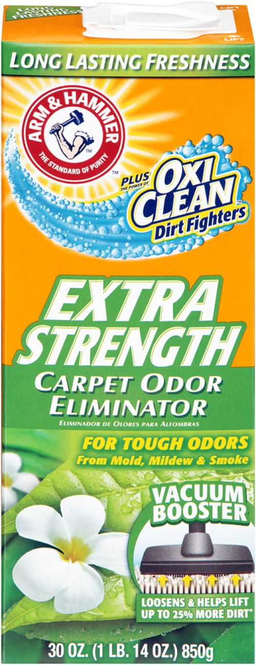 Arm & Hammer Odor Eliminator Carpet Powder With Oxi-Clean Pack 6/30oz