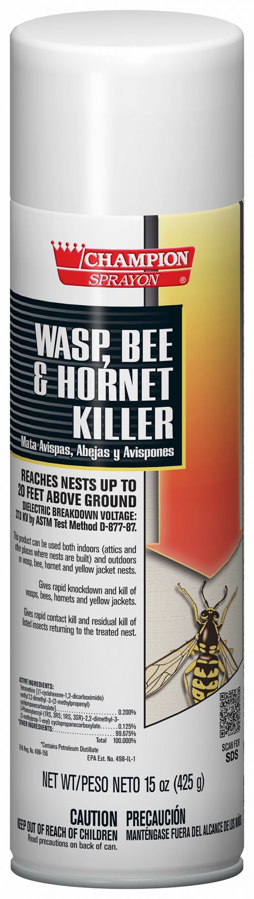 Chase Aerosol Wasp Bee & Hornet killer Pack 12/15oz