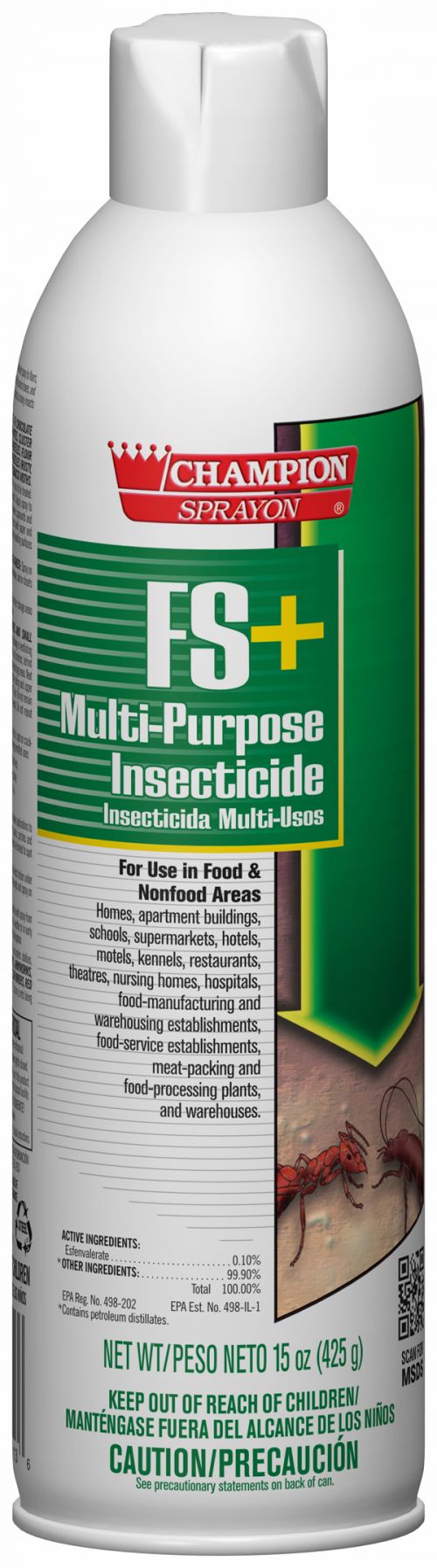 Chase Aerosol FS+ Flying & Crawling M-P Insecticide Pack 12/15oz
