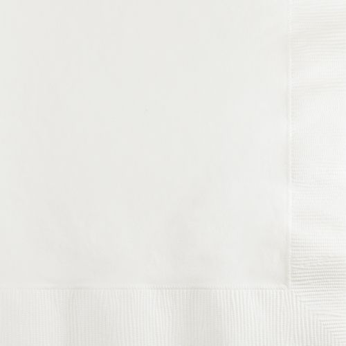 1/4 Fold 2-Ply Beverage Napkins 5''x5'', Pack, White (200 Per Pack, 6 Packs)