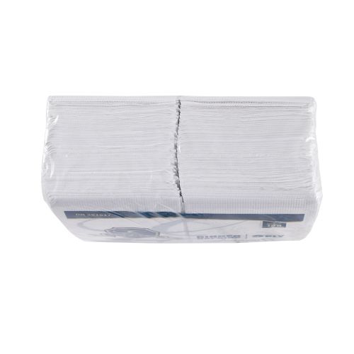 1/8 Fold 2-Ply Dinner Napkins 15''x16'', Pack, White (188 Per Pack, 16 Packs)