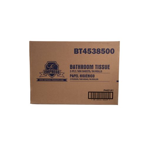 Empress Bath Tissue 4.5 X 3.75 2Ply 500 Sheets White Pack 96 Rolls