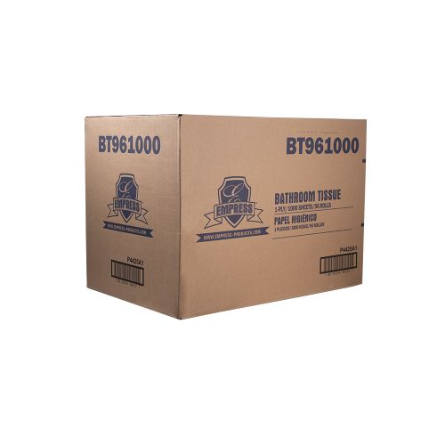 Empress Bath Tissue 4.5 X 3.5 1Ply 1000 Sheets White Pack 96 Rolls