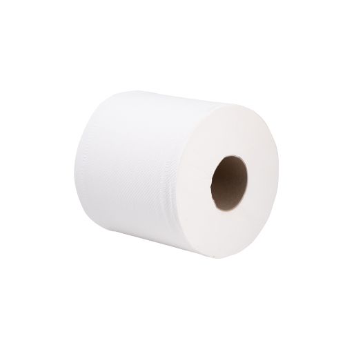 2-Ply Centerpull Paper Towel Roll 8''x12'', 600 Sheets, White (6 Rolls)