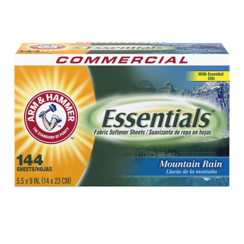 Arm & Hammer Essentials Fabric Softener Sheets Pack 6/144ct