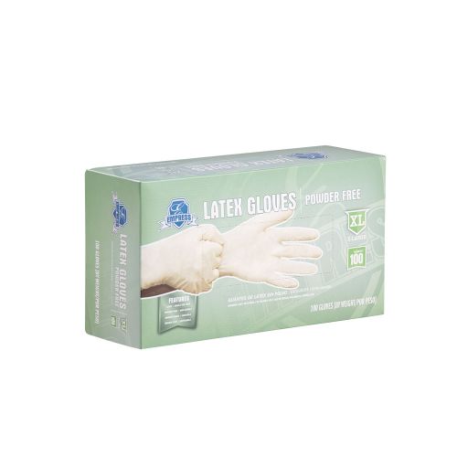 Empress Latex Gloves Powder Free Extra Large Pack 10 / 100 cs