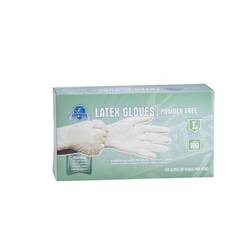 Empress Latex Gloves Powder Free Large Pack 10 / 100 cs