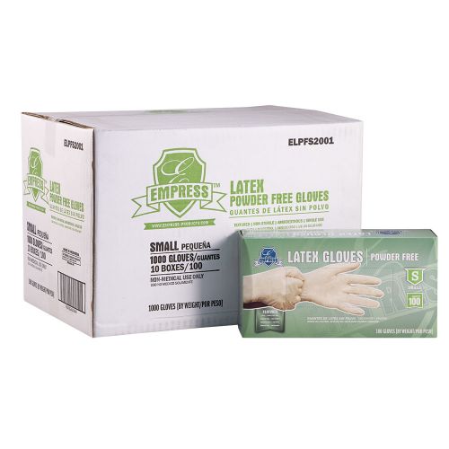 Empress Latex Gloves Powder Free Small Pack 10 / 100 cs