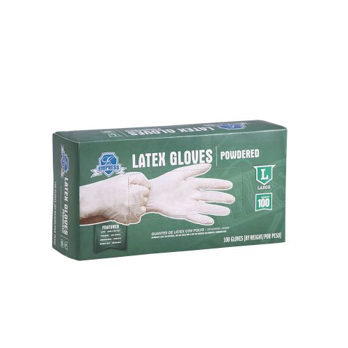Empress Latex Gloves Powdered Large Pack 10 / 100 cs