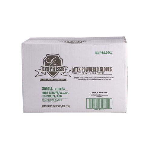 Empress Latex Gloves Powdered Small Pack 10 / 100 cs