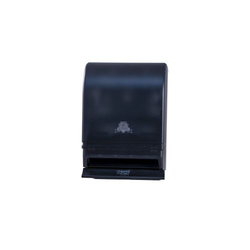Empress Dispenser for Hardwound Towel Push Bar Black Pack 1
