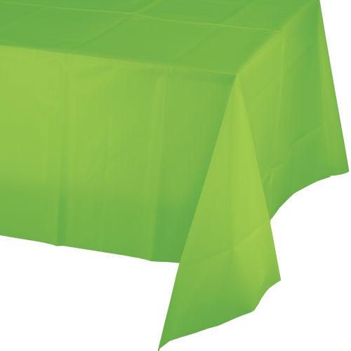 54X108 FRESH LIME POLY TABLE COVER