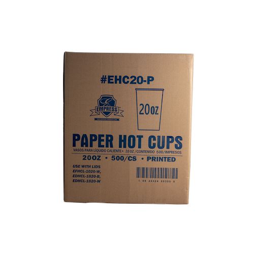 Empress Paper Hot Cup 20oz Stock Print Pack 10 / 50 cs