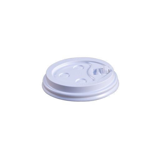 Empress Dome Lid for 8oz Paper Hot Cup White Pack 10 / 100 cs