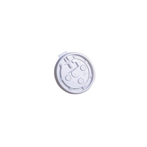Empress Flat Lid for 10-20oz Paper Hot Cup White Pack 10 / 100 cs