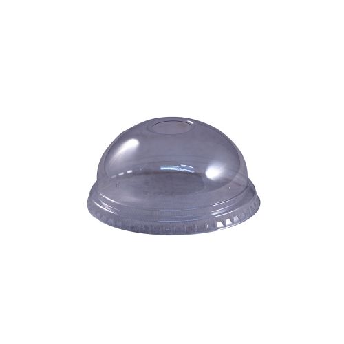 Empress Dome Lid With Hole Fits 9oz Squat & 12oz Tall PET Cups Pack 20 / 50 cs