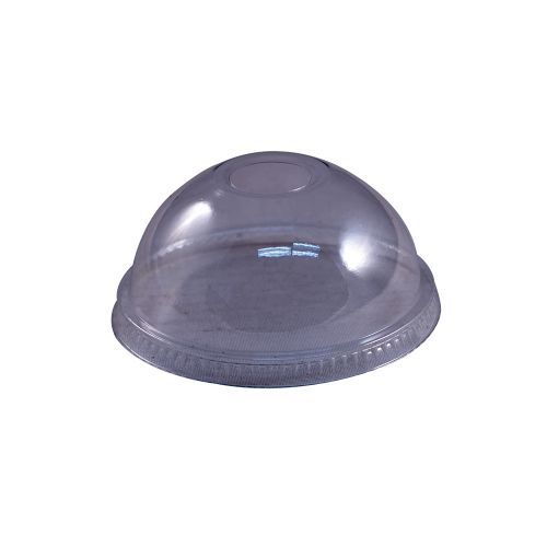 Empress Dome Lid With Hole Fits 12oz sqt - 24oz PET Cups Pack 20 / 50 cs