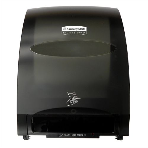Kimberly Clark Professional Automatic High Capacity Paper Towel Dispenser (48857), Touchless, Battery Powered, Smoke (Black)