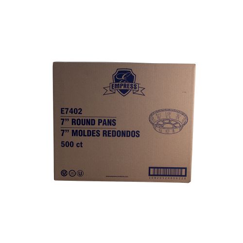 Empress Round Foil Pan 7 Pack 500 / cs