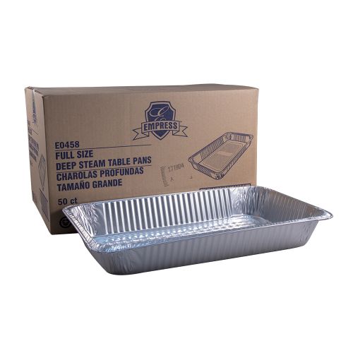 Karat Half Size Standard Aluminum Foil Deep Steam Table Pans