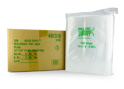 Fantapak 13x18in Reclose Bag 4mil Pack 500