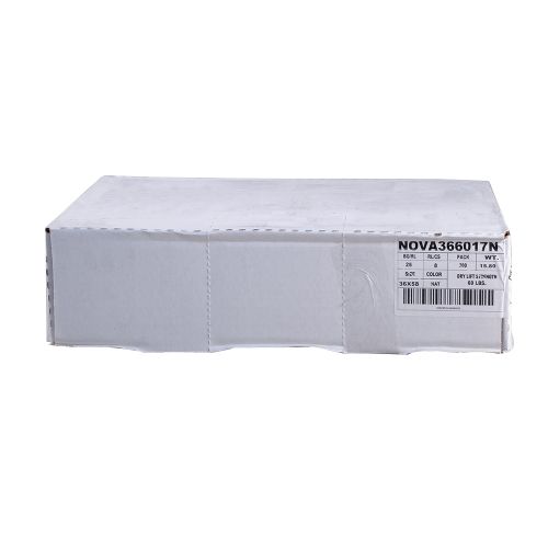 55 Gal. High Density Interleaved Can Liner 36''x58'' 60 lb. Dry Cap., Clear (25 Per Roll, 8 Rolls)