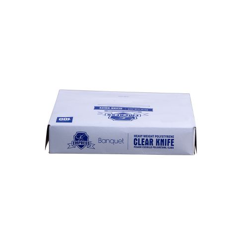 Empress Banquet Heavy Weight Knife PS Clear Boxed Pack 10 / 100 cs
