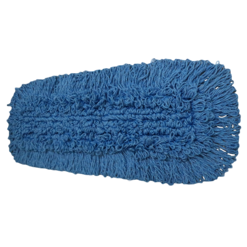 5" X 36" BLUE MICROFIBER DUST MOP- CUT END - TIE-LESS 