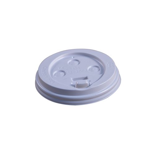 Empress Dome Lid for 10-20oz Paper Hot Cups White Pack 10 / 100 cs